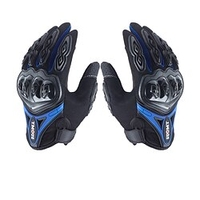 Doigt complet unisexe gants de moto en nylon gants antidérapants écran tactile respirant sport d