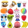 Doigt Squishies Jumbo Squishies Sensory Fidget Toy Anti-Stress 8 pcs Portable Cadeau Mignon Soulagement du Stress et de l