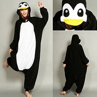 Enfant Adulte Pyjama Kigurumi Manchot Animal Combinaison de Pyjamas Toison Flanelle Cosplay Pour Homme et Femme Noël Pyjamas Animale Dessin animé Fête / Célébration Les costumes miniinthebox