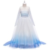 enfants filles congelés elsa costume robe performance fête bleu violet bleu clair asymétrique à manches longues princesse robes douces automne hiver coupe régulière 3-12 ans miniinthebox