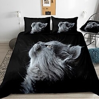Ensemble de housse de couette 3 pièces à motif animal ensembles de literie d