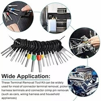 Ensemble de retrait de terminal de voiture câblage électrique broches de connecteur à sertir kit d