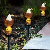 extérieur led aigle jardin lumières étanche animaux veilleuses chemin pelouse lumière cour led paysage lampe pour jardin patio pelouse allée décoration miniinthebox