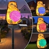 extérieur led solaire allée de jardin lumière ip65 étanche décoration hérisson en forme de pelouse lumière 7 couleurs changeantes pour villa cour jardin pelouse paysage décoration lampe miniinthebox