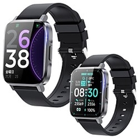 F60 montre intelligente 1, 7 pouces smartwatch fitness montre de course bluetooth surveillance de la température podomètre rappel d