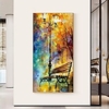 fait à la main peint à la main art mural abstrait moderne leonid afremov paysage décoration de la maison décor toile roulée pas de cadre non étiré miniinthebox
