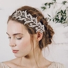 Femme Coiffes de fête Chic et moderne Soirée Fleur Coiffure / Mariage / Doré / Argent / L