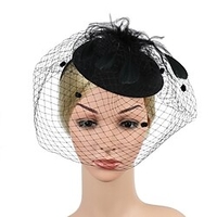 Femme Pince à Cheveux Chic et moderne Soirée Couleur monochrome Coiffure / Noir / Rouge / Bleu / L