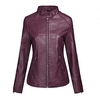 Femme Veste Veste en similicuir du"idien L