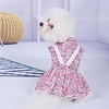 fleur dentelle chien robe chat princesse jarretelles costume chiot tutu floral arc vêtements chiot broderie jupe pour chats teddy chien petit moyen chiens miniinthebox