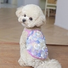 Fleur maille fronde animal de compagnie chien chat vêtements français combats chiot vêtements en peluche gilet d