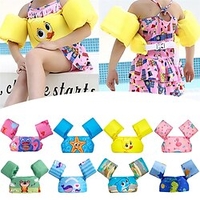 flotteur bras manches flottant anneau gilet de sauvetage sûr flottabilité gilet enfant équipement de natation brassards nager mousse piscine jouets gilet de sauvetage miniinthebox