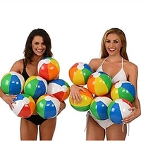 Flotteurs de piscine,  6 pcs ballons gonflables colorés de 30 cm piscine jouer fête ballons de jeu d