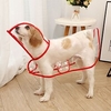 fournitures pour animaux de compagnie transfrontalières imperméable pour chien en peluche chiens de petite et moyenne taille nouveau poncho de mode en plastique transparent imperméable pour animaux de miniinthebox