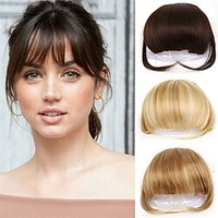 frange droite cheveux synthétiques frange soignée pour femmes miniinthebox