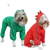 Grand chien animal de compagnie golden retriever husky fadou labrador chat en peluche imperméable à quatre pattes imperméable fournitures de plein air miniinthebox
