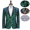 Hippie Disque Disque Années 80 Manteau Bal Masqué Homme Costume Vintage Cosplay Soirée / Fête Festival manche longue Manteau / Paillette miniinthebox