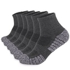 Homme 6 paires Chaussettes Chaussette Chaussettes de Course Chaussettes de Randonnée Mode Confort Coton Couleur Pleine Casual du"idien Des sports Chaud Printemps,  Août,  Hiver,  Eté Noir 1 Noir miniinthebox