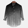 Homme Chemise Arbre Dégradé Imprimés Photos Mao Jaune Bleu Fuchsia Vert Gris Extérieur Plein Air manche longue Bouton bas Imprimer Vêtement Tenue Mode Design Casual Flexible miniinthebox