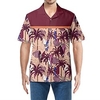 Homme Chemise Chemise hawa enne Cocotier Imprimés Photos Col rabattu Abricot Jaune Vin Bleu Vert foncé Casual Vacances Manche Courte Bouton bas Imprimer Vêtement Tenue Tropique Mode Hawa en Flexible miniinthebox