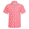 Homme Chemise Chemise hawa enne Cocotier Imprimés Photos Col rabattu Blanche Jaune Rose Claire Bleu Bleu clair Casual Sortie Manches courtes Bouton bas Imprimer Vêtement Tenue Tropique Hawa en Design miniinthebox