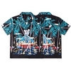 Homme Chemise Chemise hawa enne Cocotier Imprimés Photos Col rabattu Noir Casual Vacances Manche Courte Bouton bas Imprimer Vêtement Tenue Tropique Mode Hawa en Flexible miniinthebox