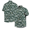 Homme Chemise Chemise hawa enne Cocotier Imprimés Photos Col rabattu Vert Plein Air Casual Manches courtes Bouton bas Imprimer Vêtement Tenue Tropique Mode Hawa en Design miniinthebox