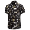 Homme Chemise Chemise hawa enne Floral Cocotier Imprimés Photos Océan Col rabattu Bleu vert Noir Bleu Vert Bleu de minuit Plein Air Casual Manches courtes Bouton bas Imprimer Vêtement Tenue Tropique miniinthebox