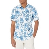 Homme Chemise Chemise hawa enne Floral Imprimés Photos Col rabattu Bleu Vert Bleu clair Extérieur Plein Air Manches courtes Bouton bas Imprimer Vêtement Tenue Tropique Mode Hawa en Design miniinthebox