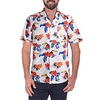 Homme Chemise Chemise hawa enne Floral Imprimés Photos Col rabattu Noir Blanche Casual Sortie Manches courtes Bouton bas Imprimer Vêtement Tenue Tropique Hawa en Design Casual miniinthebox