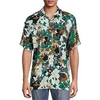 Homme Chemise Chemise hawa enne Floral Imprimés Photos Col rabattu Vert Casual Vacances Manche Courte Bouton bas Imprimer Vêtement Tenue Tropique Mode Hawa en Flexible miniinthebox