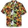 Homme Chemise Chemise hawa enne Floral Ours Ananas Oiseau Imprimés Photos Col rabattu Noir Jaune Rouge Bleu Extérieur Plein Air Manches courtes Bouton bas Imprimer Vêtement Tenue Tropique Mode miniinthebox