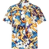Homme Chemise Chemise hawa enne Floral Vacances Imprimés Photos Filles hula Col rabattu Bleu Casual Vacances Manche Courte Bouton bas Imprimer Vêtement Tenue Tropique Mode Hawa en Flexible miniinthebox