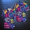 Homme Chemise Chemise hawa enne Imprimés Photos Argent Lumière Col rabattu Violet Plein Air Casual Manches courtes Bouton bas Imprimer Vêtement Tenue Tropique Mode Hawa en Design miniinthebox