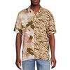 Homme Chemise Chemise hawa enne Imprimés Photos camouflage Col rabattu Rose Claire Casual Vacances Manche Courte Bouton bas Imprimer Vêtement Tenue Tropique Mode Hawa en Flexible miniinthebox