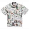 Homme Chemise Chemise hawa enne Imprimés Photos Col rabattu Blanche Jaune Bleu Roi Bleu Casual Vacances Manche Courte Bouton bas Imprimer Vêtement Tenue Tropique Mode Hawa en Flexible miniinthebox