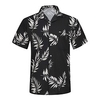 Homme Chemise Chemise hawa enne Imprimés Photos Feuilles Col rabattu Noir Rouge bleu marine Casual Sortie Manches courtes Bouton bas Imprimer Vêtement Tenue Tropique Hawa en Design Casual miniinthebox