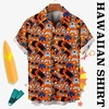 Homme Chemise Chemise hawa enne Jeux Imprimés Photos Console de jeu manette de jeu Col rabattu Jaune Rouge Plein Air Casual Manches courtes Bouton bas Imprimer Vêtement Tenue Tropique Mode Hawa en miniinthebox