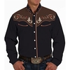 Homme Chemise Chemise Western Floral Imprimés Photos Col rabattu Bleu Marron Extérieur Plein Air manche longue Bouton bas Imprimer Vêtement Tenue Mode Vêtement de rue Design style occidental miniinthebox
