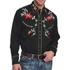 Homme Chemise Chemise Western Floral Imprimés Photos Col rabattu Noir Extérieur Plein Air manche longue Bouton bas Imprimer Vêtement Tenue Mode Vêtement de rue Design style occidental miniinthebox