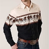Homme Chemise Chemise Western Imprimés Photos Col rabattu Abricot Extérieur Plein Air manche longue Bouton bas Imprimer Vêtement Tenue Mode Vêtement de rue Design style occidental miniinthebox