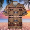 Homme Chemise Imprimés Photos Géométrie Col rabattu Marron Beige Plein Air Casual Manche Courte Bouton bas Imprimer Vêtement Tenue Rétro Vintage Design Style Ethnique miniinthebox