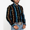 Homme Chemise Imprimés Photos Géométrie Col rabattu Rouge Bleu Vert Extérieur Plein Air manche longue Bouton bas Imprimer Vêtement Tenue Mode Design Casual Flexible miniinthebox