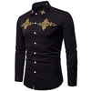 Homme Chemise Imprimés Photos Totem Col rabattu Noir Extérieur Plein Air manche longue Bouton bas Imprimer Vêtement Tenue Mode Design Casual Flexible miniinthebox