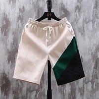 Homme Chic et moderne Sportif Short Patchwork Court Pantalon Décontractée du"idien Non Elastique Mosa que Respirable Séchage rapide Taille médiale Noir Jaune Kaki M L XL XXL 3XL miniinthebox