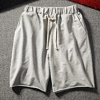 Homme Décontractée Chino Short Longueur genou Pantalon Décontractée du"idien Micro-élastique Plein Couleur unie Taille médiale Noir Grise Gris Foncé S M L XL XXL miniinthebox