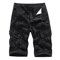 Homme Décontractée Classique Short Short Cargo Short de travail Multi poche Court Pantalon du"idien Micro-élastique Bande Extérieur Taille médiale Noir Gris Vert Véronèse Kaki Bleu Foncé 30 32 34 miniinthebox