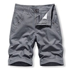 Homme Décontractée Classique Short Short Cargo Short de travail Multi poche Court Pantalon du"idien Non Elastique Couleur unie Extérieur Taille médiale Noir Bleu Vert Véronèse Grise Kaki 29 30 31 miniinthebox