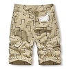 Homme Décontractée Classique Short Short Cargo Short de travail Multi poche Court Pantalon du"idien Non Elastique Motif Extérieur Taille médiale Noir Vert Véronèse Grise Kaki Bleu Foncé 29 30 31 miniinthebox