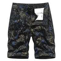 Homme Décontractée Classique Short Short Cargo Short de travail Multi poche Imprimer Court Pantalon du"idien Micro-élastique Graphic Extérieur Taille médiale Noir Gris Vert Véronèse Kaki Bleu miniinthebox
